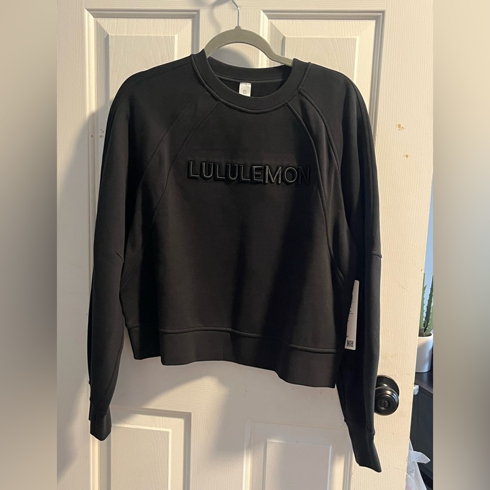 🍋 NWT Lululemon Scuba Oversized Pullover in Black - Sz M/L